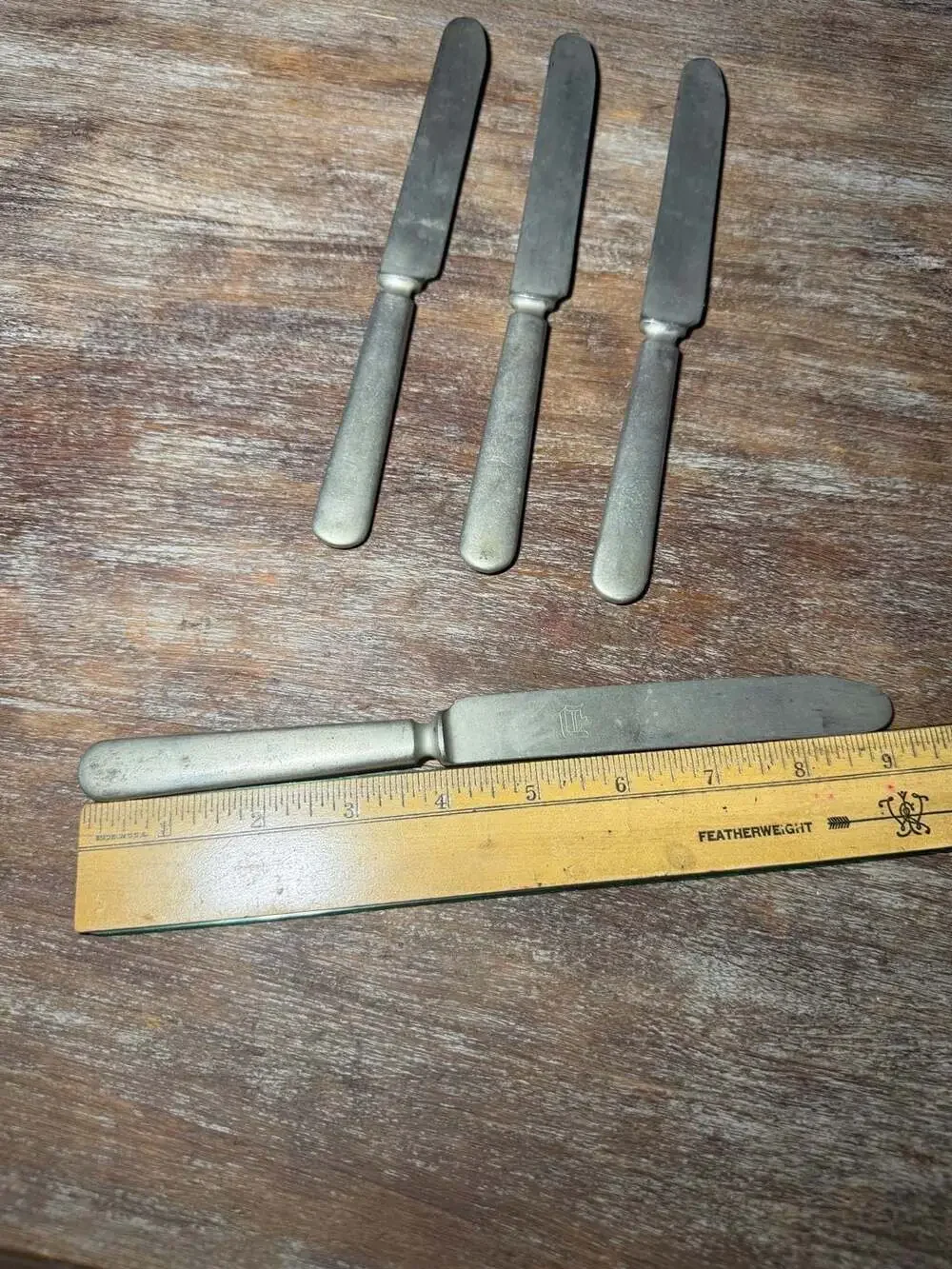 Vintage Royal Manufacturing Co. Brazil Silver Plated Dinner Knives